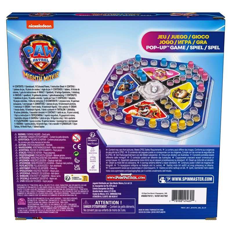 Spin Master Games Tlapková patrola ve velkofilmu Člověče nezlob se