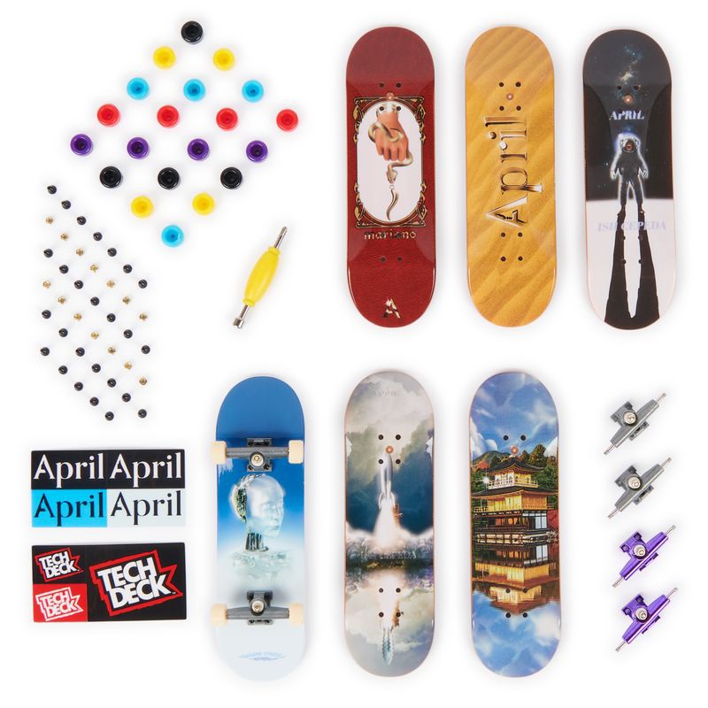 Tech Deck skateshop 6ks s příslušenstvím April