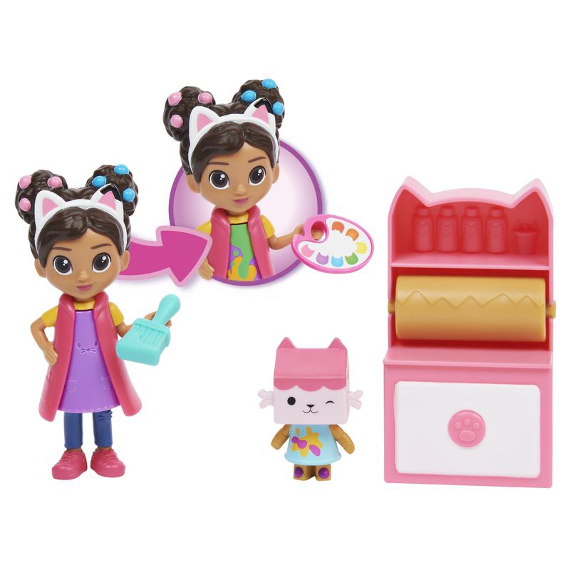 Akce 1+1 Gábinin kouzelný domek kočičí sada umělecké studio + figurka Cakey Cat ZDARMA