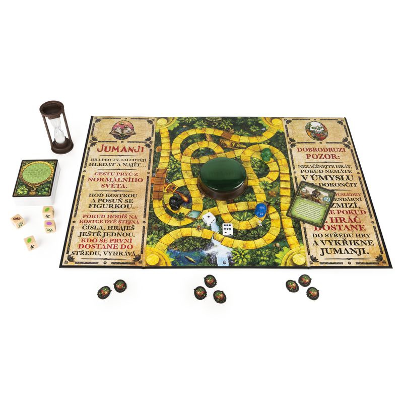 Akce 1+1 Společenská hra Jumanji - česká verze + Hedbanz Hra pro dospělejší ZDARMA