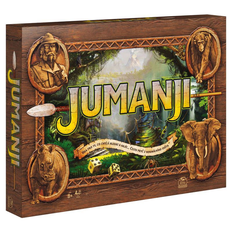 Akce 1+1 Společenská hra Jumanji - česká verze + Hedbanz Hra pro dospělejší ZDARMA