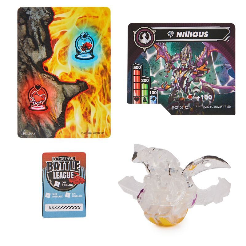 Bakugan základní Bakugan s6 Nillious bílý