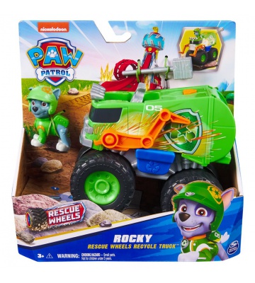 Tlapková Patrola Rescue Wheels tematické vozidlo Rocky