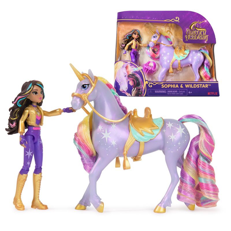 Unicorn Academy figurky Sophia a Wildstar 11 cm