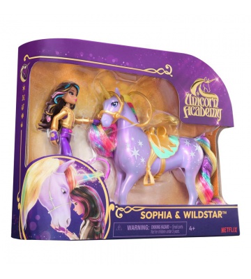 Unicorn Academy figurky Sophia a Wildstar 11 cm