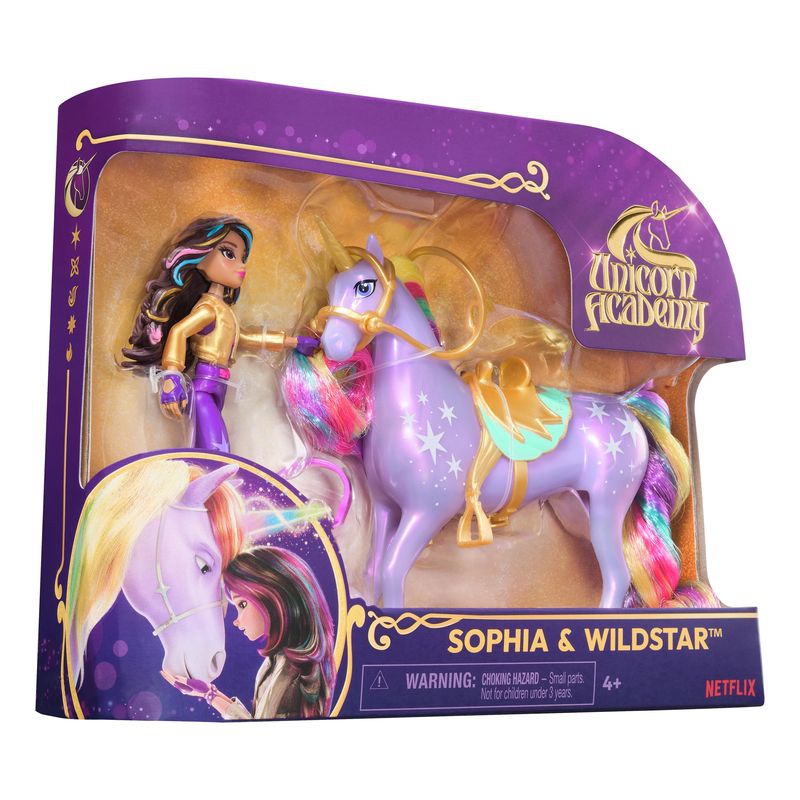 Unicorn Academy figurky Sophia a Wildstar 11 cm