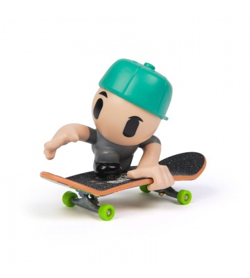 Tech Deck SK8 Crew fingerboard s figurkou zelená kšiltovka
