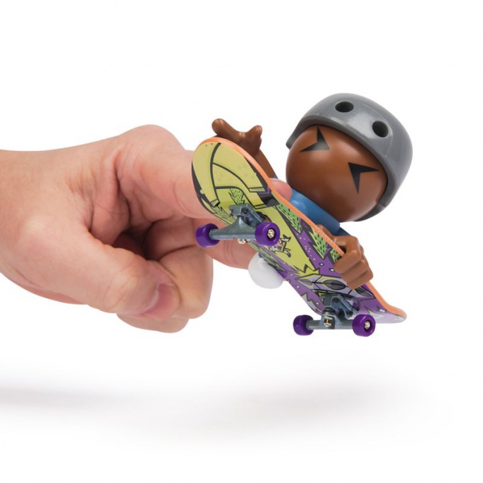 Tech Deck SK8 Crew fingerboard s figurkou šedá helma