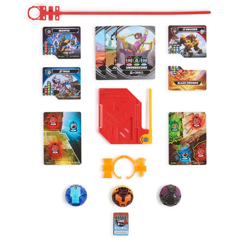Bakugan startovací sada speciální útok S6 Bruiser, Mantid, Titanium Trox