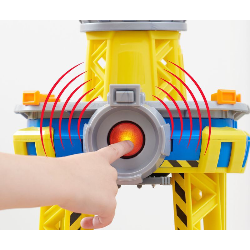 Výhodný balíček: Rubble & Crew interaktivní jeřáb se zvuky 60 cm + základní vozidlo Rubble