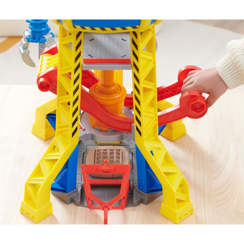 Výhodný balíček: Rubble & Crew interaktivní jeřáb se zvuky 60 cm + základní vozidlo Rubble