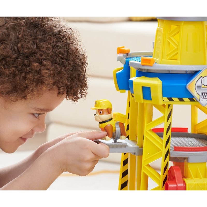 Výhodný balíček: Rubble & Crew interaktivní jeřáb se zvuky 60 cm + základní vozidlo Rubble