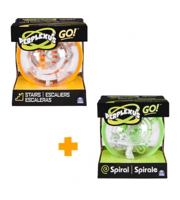 Výhodný balíček: Perplexus Go schody + Perplexus Go spirály za polovinu