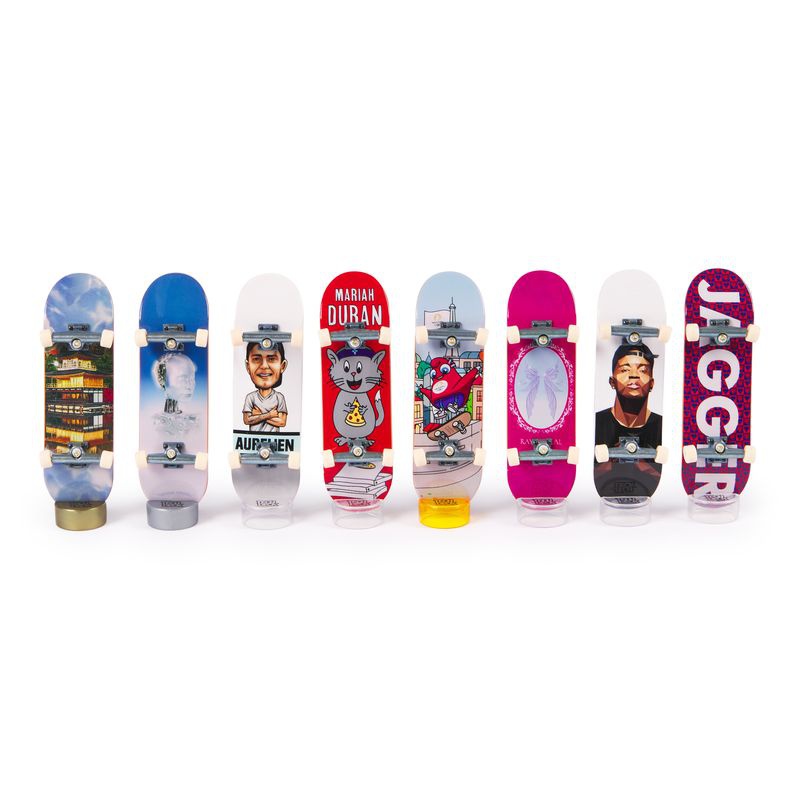 Akce 1+1: Tech Deck olympijské multi balení 8 ks + SK8 Crew fingerboard s figurkou ZDARMA