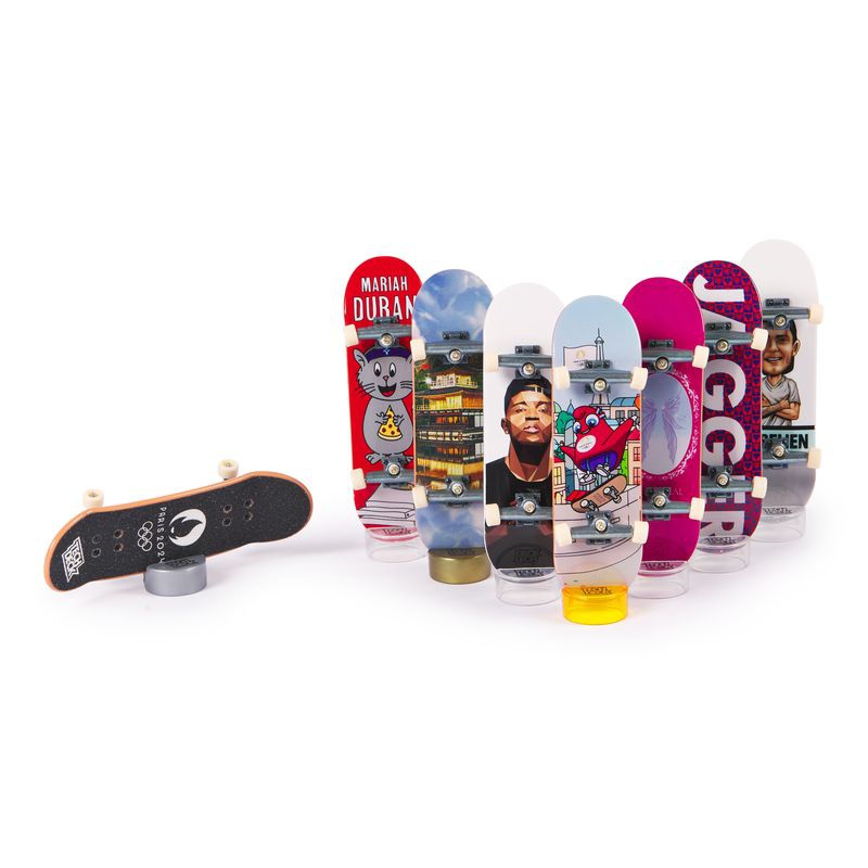 Akce 1+1: Tech Deck olympijské multi balení 8 ks + SK8 Crew fingerboard s figurkou ZDARMA