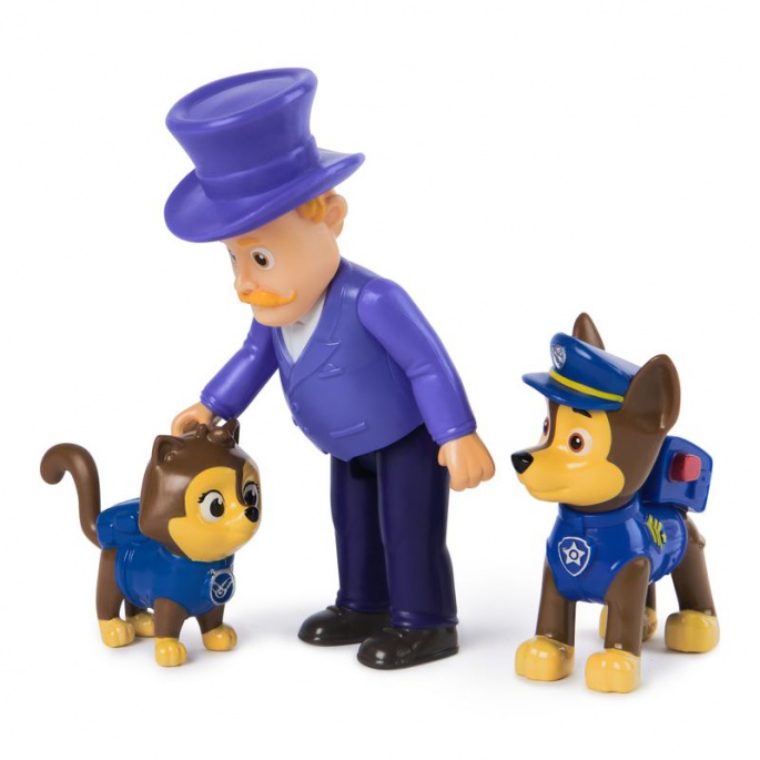 Figurky starosty Humdingera a farmářky Yumi + figurka starostky Goodwayové s Rubble ZDARMA