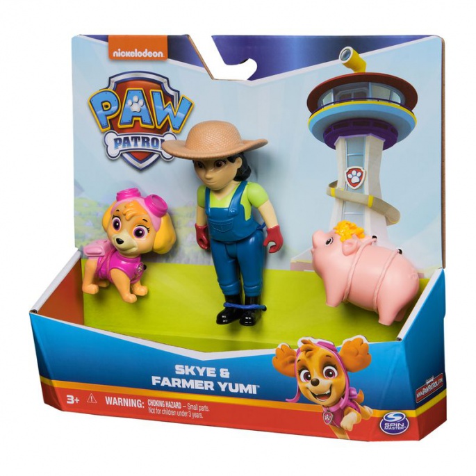 Figurky starosty Humdingera a farmářky Yumi + figurka starostky Goodwayové s Rubble ZDARMA