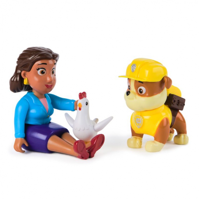 Figurky starosty Humdingera a farmářky Yumi + figurka starostky Goodwayové s Rubble ZDARMA