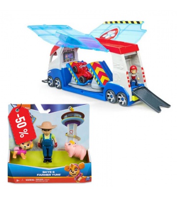 Výhodný balíček: Velký Patroller se zvuky a světly + farmářka Yumi a Skye za polovinu