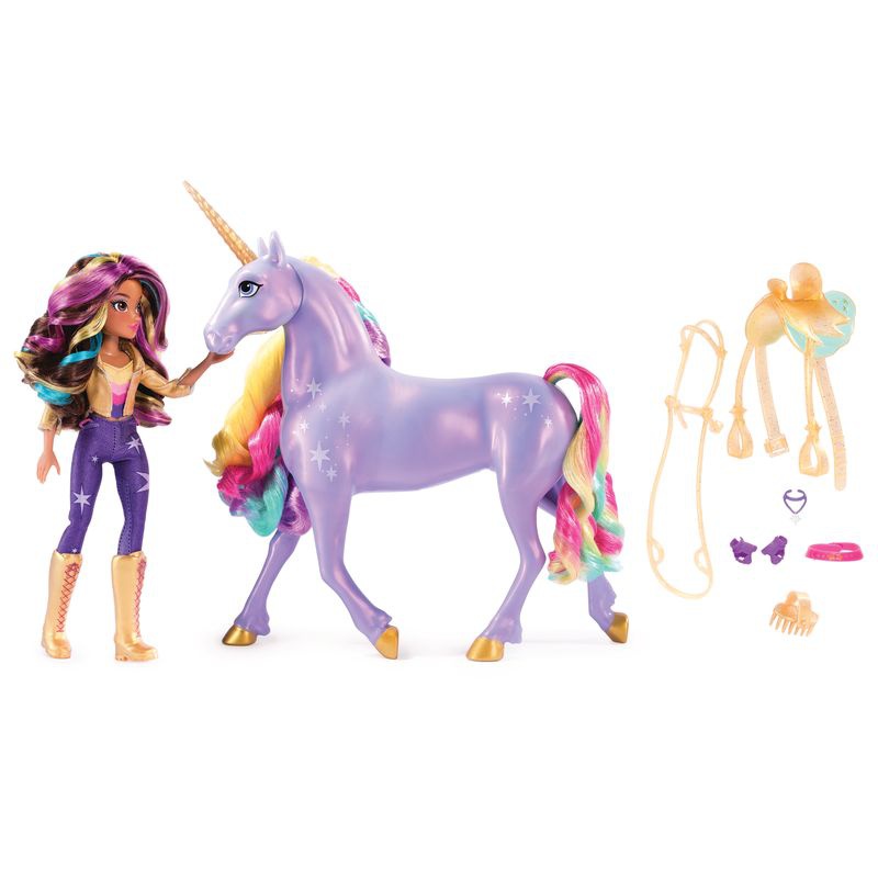 Unicorn Academy Wildstar 28 cm a Sophia 24 cm + Valentina a Cinder 11 cm za polovinu