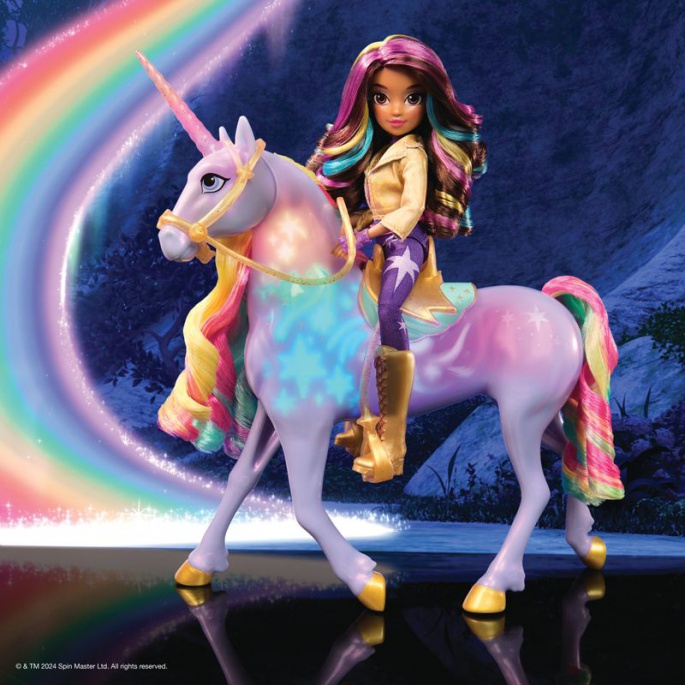 Unicorn Academy Wildstar 28 cm a Sophia 24 cm + Valentina a Cinder 11 cm za polovinu