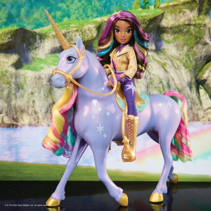 Unicorn Academy Wildstar 28 cm a Sophia 24 cm + Valentina a Cinder 11 cm za polovinu