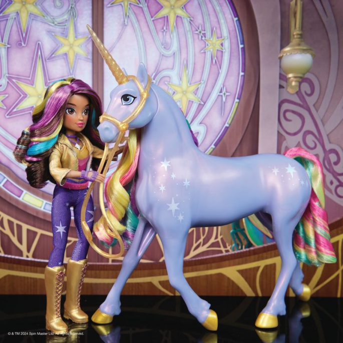Unicorn Academy Wildstar 28 cm a Sophia 24 cm + Valentina a Cinder 11 cm za polovinu
