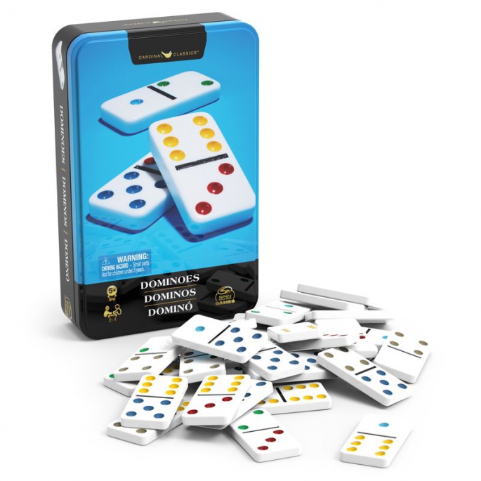 Spin Master Games  domino v plechové krabičce