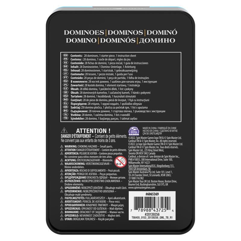 Spin Master Games  domino v plechové krabičce