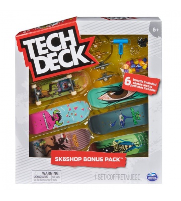 Tech Deck fingerboard 6ks s příslušenstvím