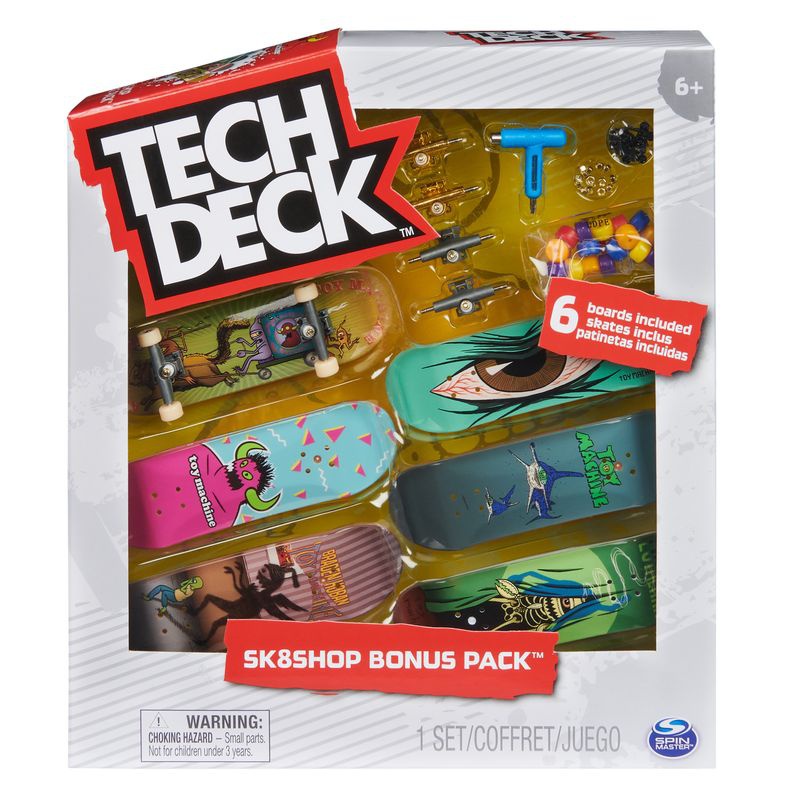 Tech Deck fingerboard 6ks s příslušenstvím
