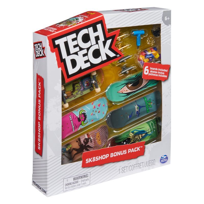 Tech Deck fingerboard 6ks s příslušenstvím