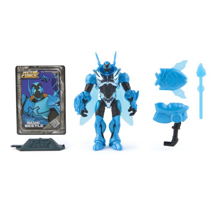 DC Metal Force akční figurka Blue Beetle 10 cm