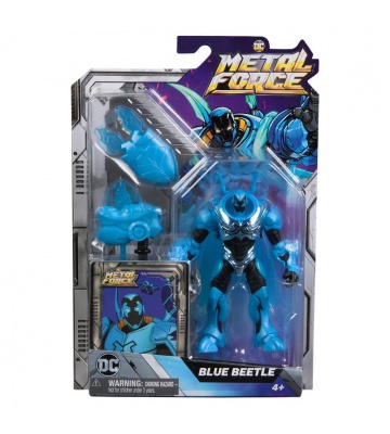 DC Metal Force akční figurka Blue Beetle 10 cm