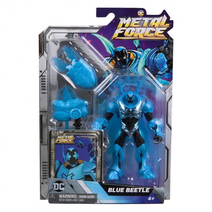 DC Metal Force akční figurka Blue Beetle 10 cm