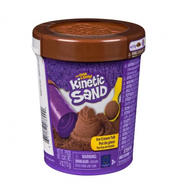 Kinetic Sand hnědá zmrzlina v tubě