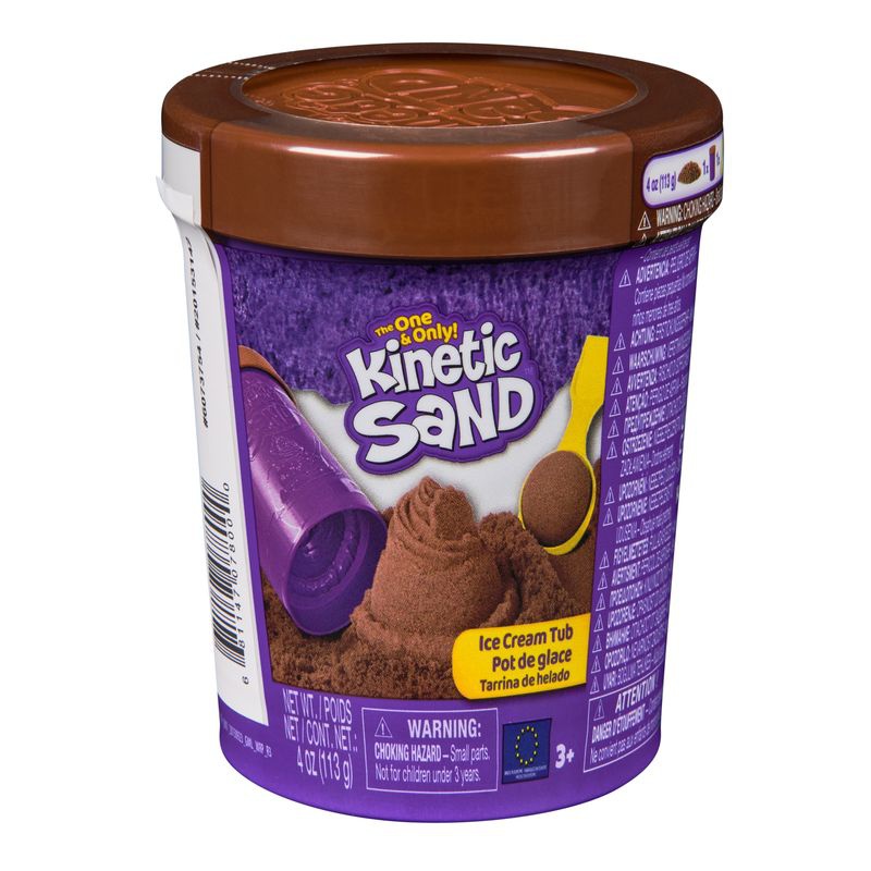 Kinetic Sand hnědá zmrzlina v tubě