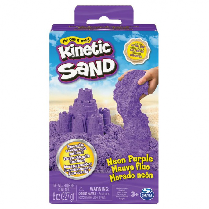 Kinetic Sand neonově fialový písek