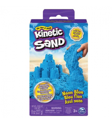 Kinetic Sand neonově modrý písek