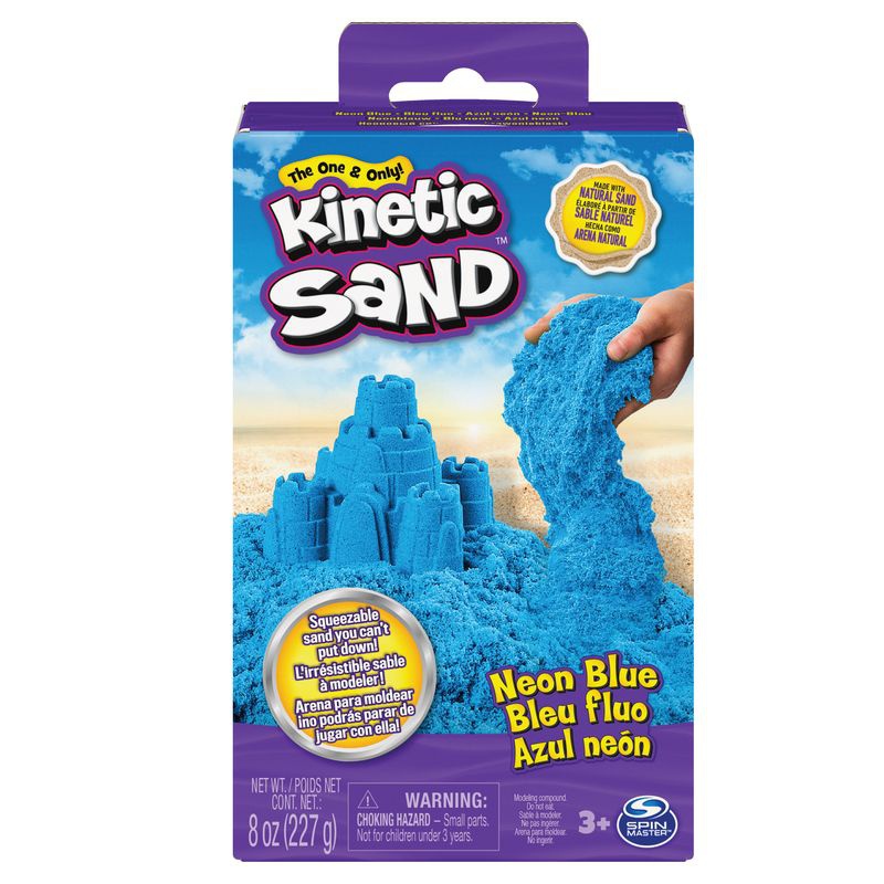 Kinetic Sand neonově modrý písek