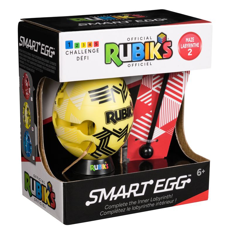 Rubikova kostka hlavolam vajíčko žluté