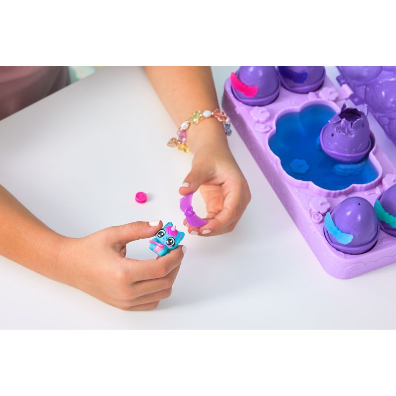 Hatchimals Neónová duha karton zvířátek