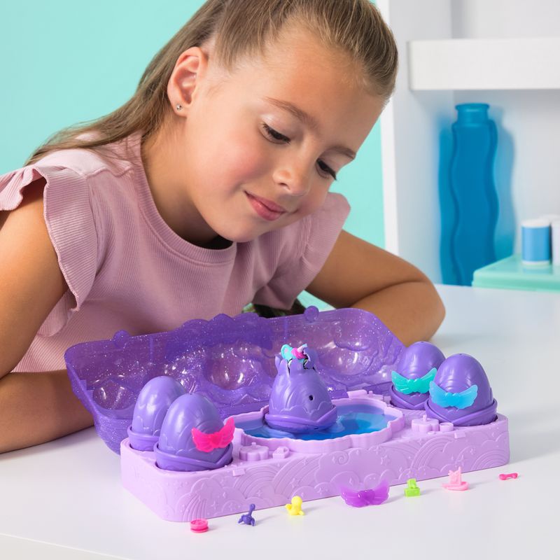 Hatchimals Neónová duha karton zvířátek