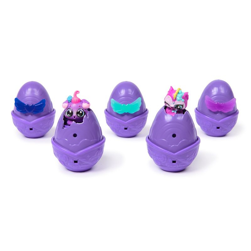 Hatchimals Neónová duha karton zvířátek