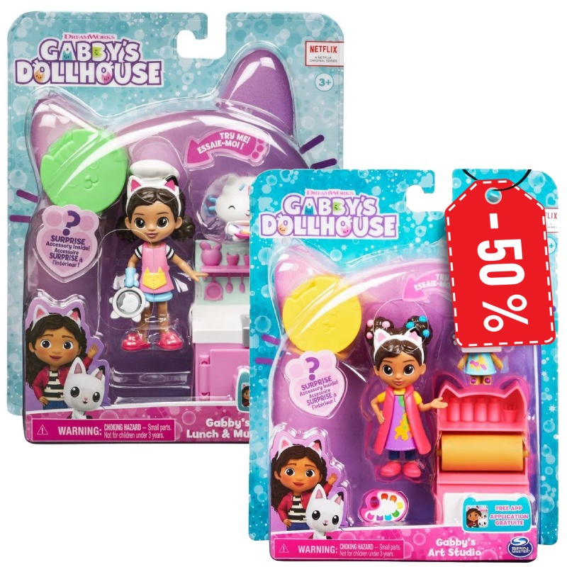 Akce: Gábinin kouzelný domek kočičí hrací sada vaření + umělecké studio za polovinu