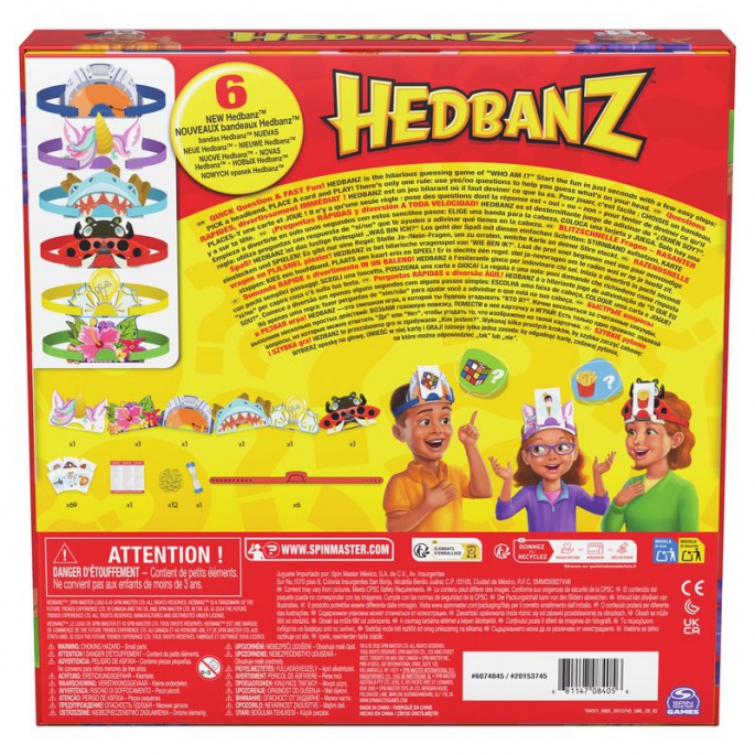 Spin Master Games společenská hra hádanek Hedbanz 2025