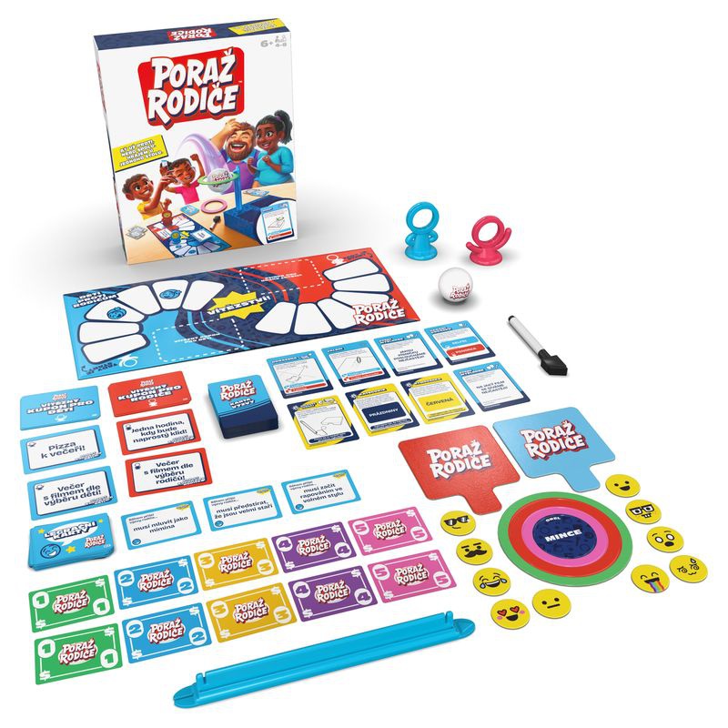 Spin Master Games společenská hra Poraž rodiče 2025 - česká verze