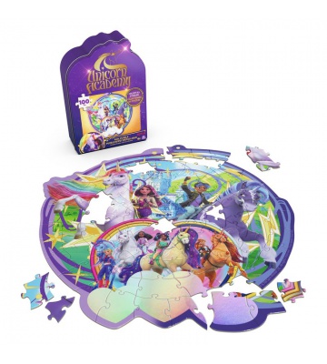 Unicorn Academy puzzle Zámek a jednorožci 100 dílků