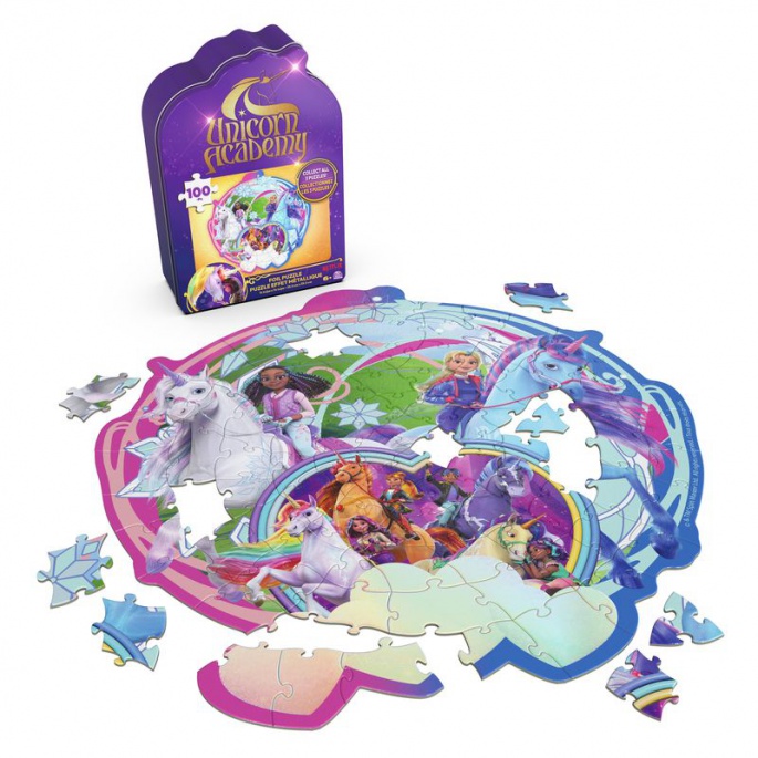 Unicorn Academy puzzle Ledové dobrodružství 100 dílků