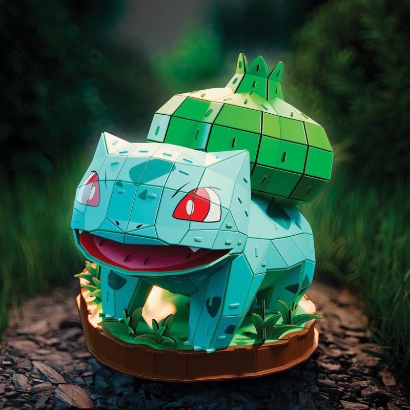 Puzzle Pokémon Bulbasaur 3D
